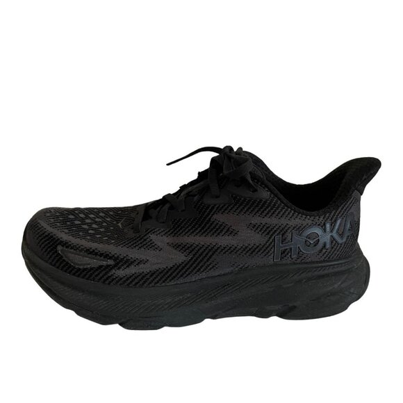 Hoka One One Other - Hoka One One Clifton 9 Running Shoes Triple Black 1127895-BBLC Men's 8D